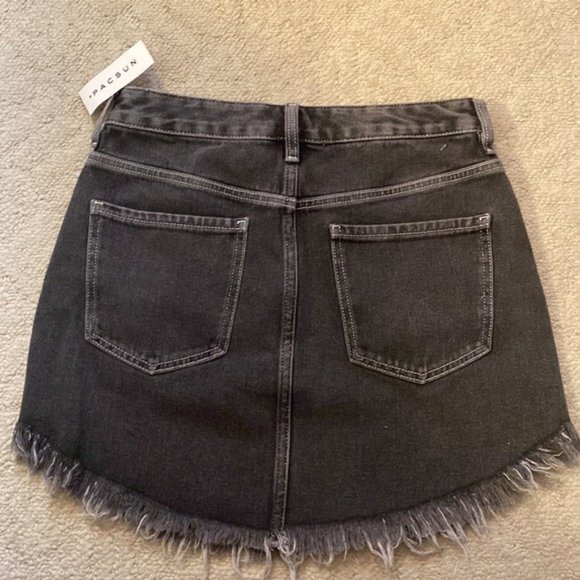 PACSUN Ultra High Waisted Denim Skirt - Picture 9 of 11